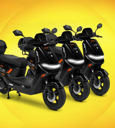 Scooters elétricas da campanha
